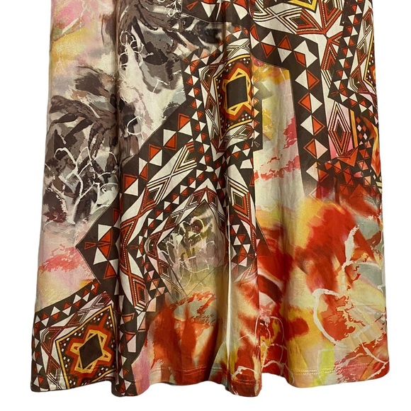 Style & Co Petite Sleeveless Abstract A Line Embroidered Collar Dress Petite PP - Picture 6 of 12